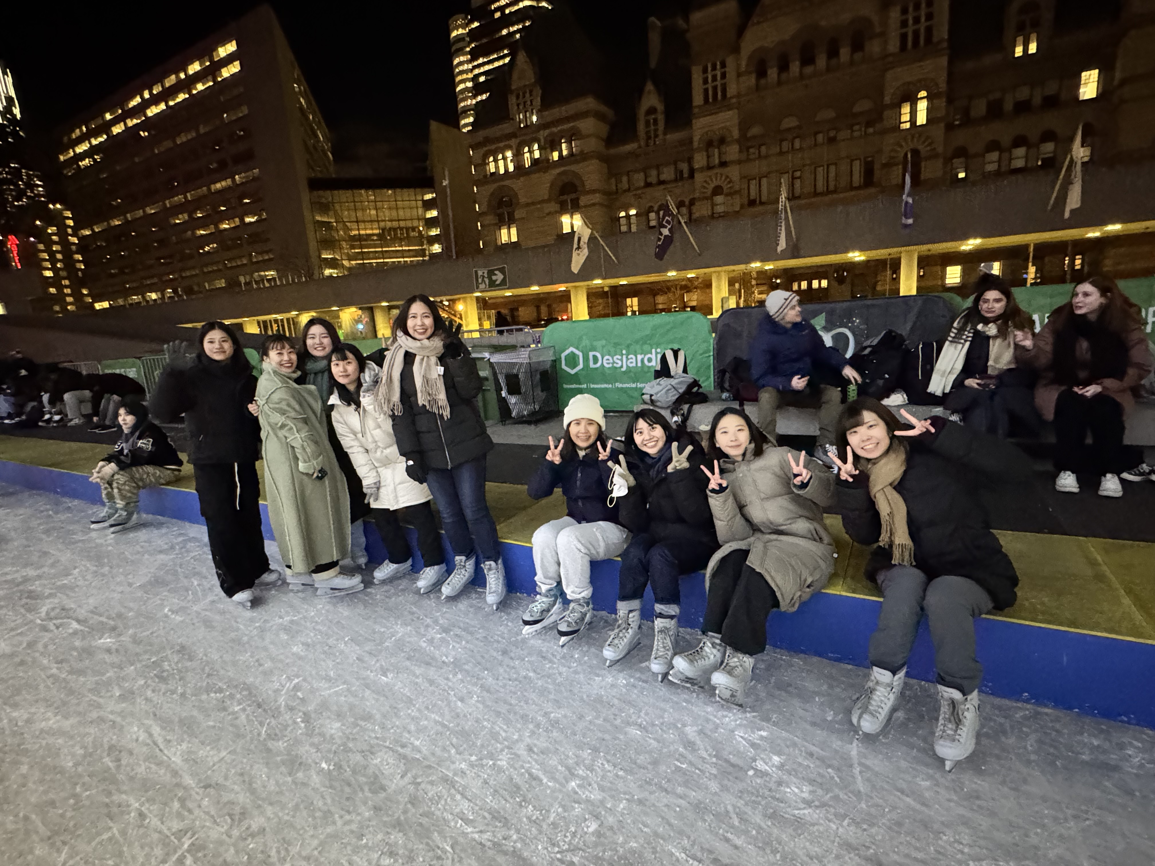 Ice Skating at Nathan Phillips Square